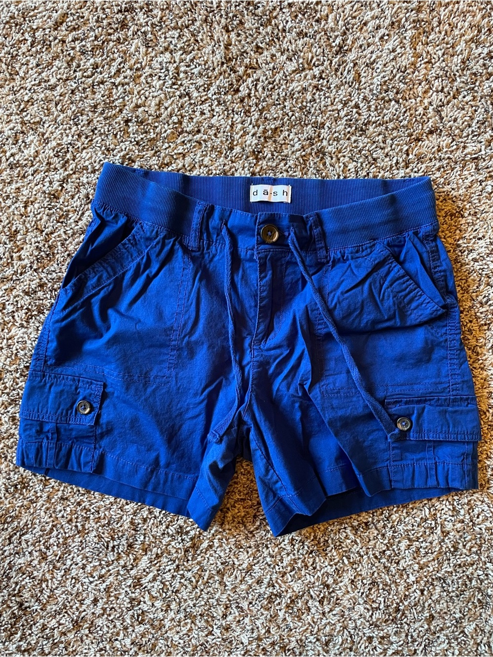 Royal Blue Women’s Size Small Cotton Shorts DASH Brand EUC